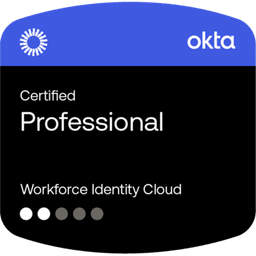 Okta Certified Professional certification badge - Okta managed IT certification for Perth IT services